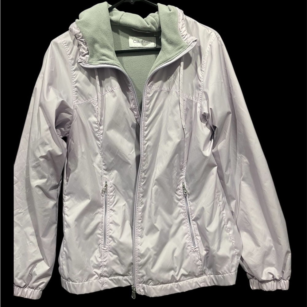 Calvin Klein Gray Fleece Jacket